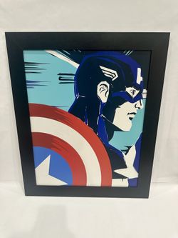 Marvel Captain America artwork/ picture. Ready to hang.