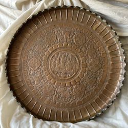 Antique Copper Tray