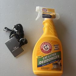 Cat Harness And Litter Deodorizer 