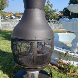 Brand New Patio Wood Fire Pit Metal Frame