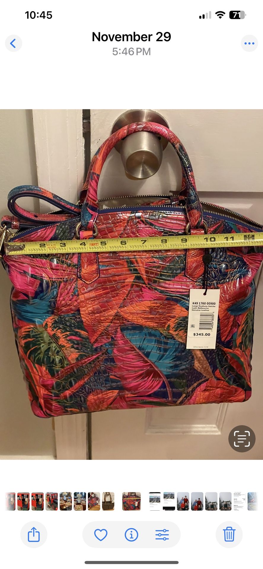 NEW Designer Brahmin Purse