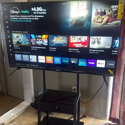 50” Tv W/Tv Stand 