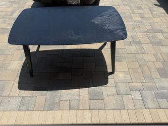 Living Spaces Black Dining Table – Excellent Condition