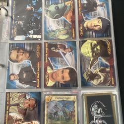Variety of Jurassic Park, Marvel, Star Wars, Artbox Harry Potter and Goblet of Fire trading cards