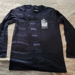 FISHER Graphic Black Long Sleeve Tee for Men