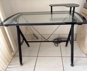 Computer table and chair