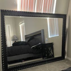Xxx Large Wall Mirror Mostly Black