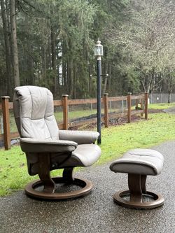 Ekornes Stressless  Chair And Ottoman 