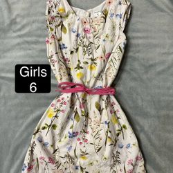 Girls Floral Carters Dress 6