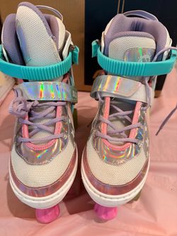 FREE Girls Sulifeel roller skates with light up wheels