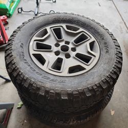 Jeep Rubicon Wheel And BFG Tire