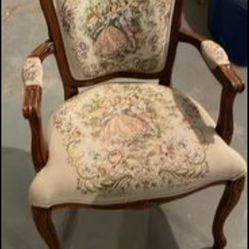 CHATEAU D'AX SPA ITALIAN LOUIS XV STYLE arm chair antique vintage