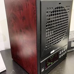 Cherry Wood ION Air Purifier + UV Sterilizer
