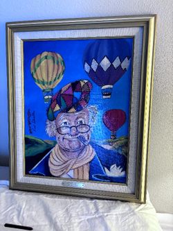 Red Skelton Painting With Two Signatures