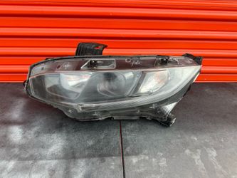 2016-2021 honda civic  left drive headlight  black Oem