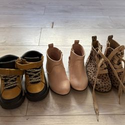 3 Pairs Of 6c Boots