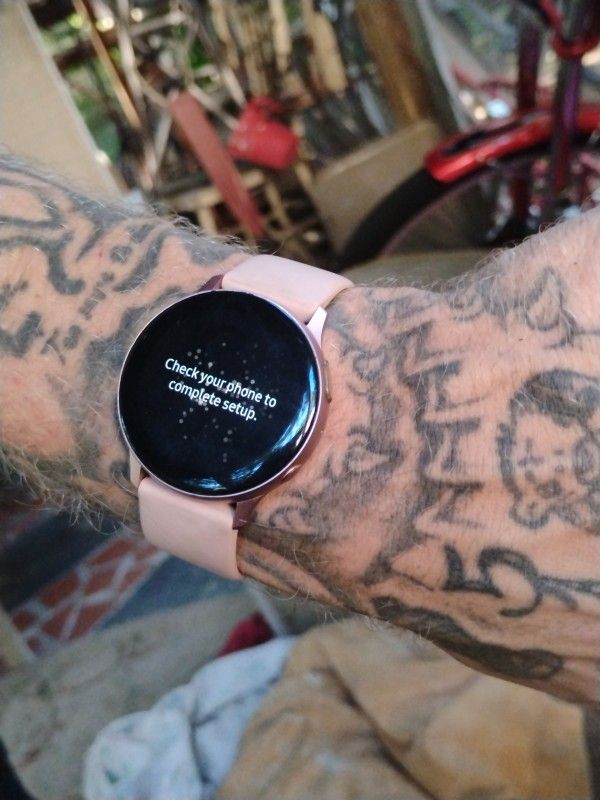 Pink Samsung Galaxy Watch