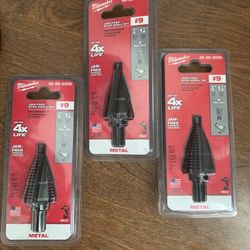 Milwaukee Step-bits Lot