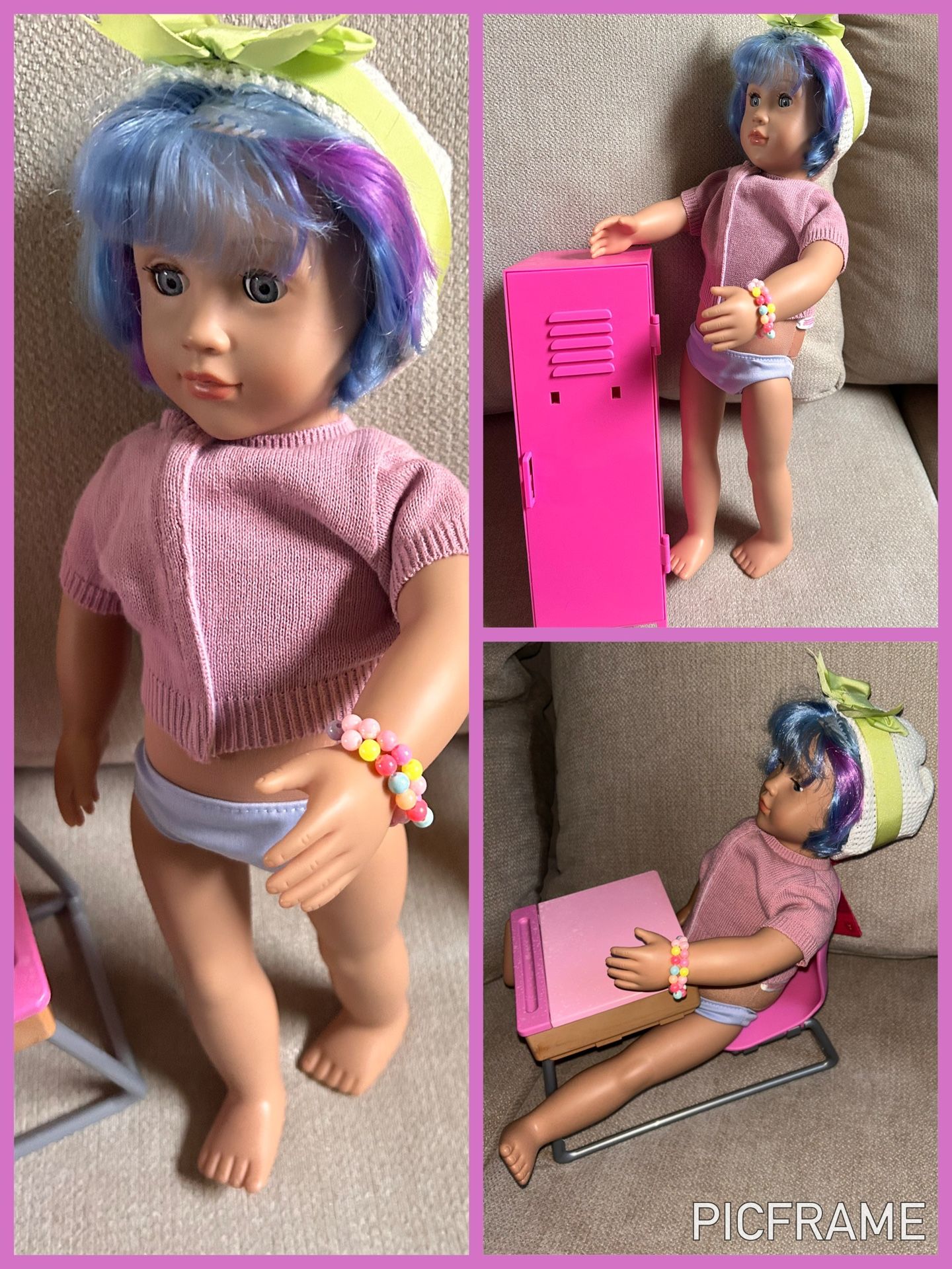 Doll Desk And Locker
