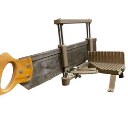 VINTAGE 25” "CRAFTSMAN" MITER BOX (NO. (contact info removed)1) W/CRAFTSMAN MITER BOX SAW
