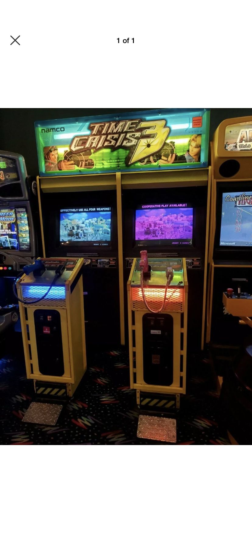 Time Crisis 3 arcade game