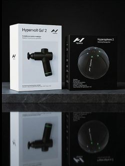 Hyperice Bundle: Hypervolt Go 2 + Hypersphere 2 | Brand New & Factory Sealed