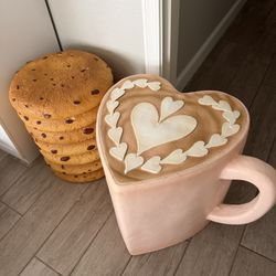 Glass Stools / Table 