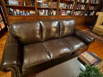 Leather sofa
