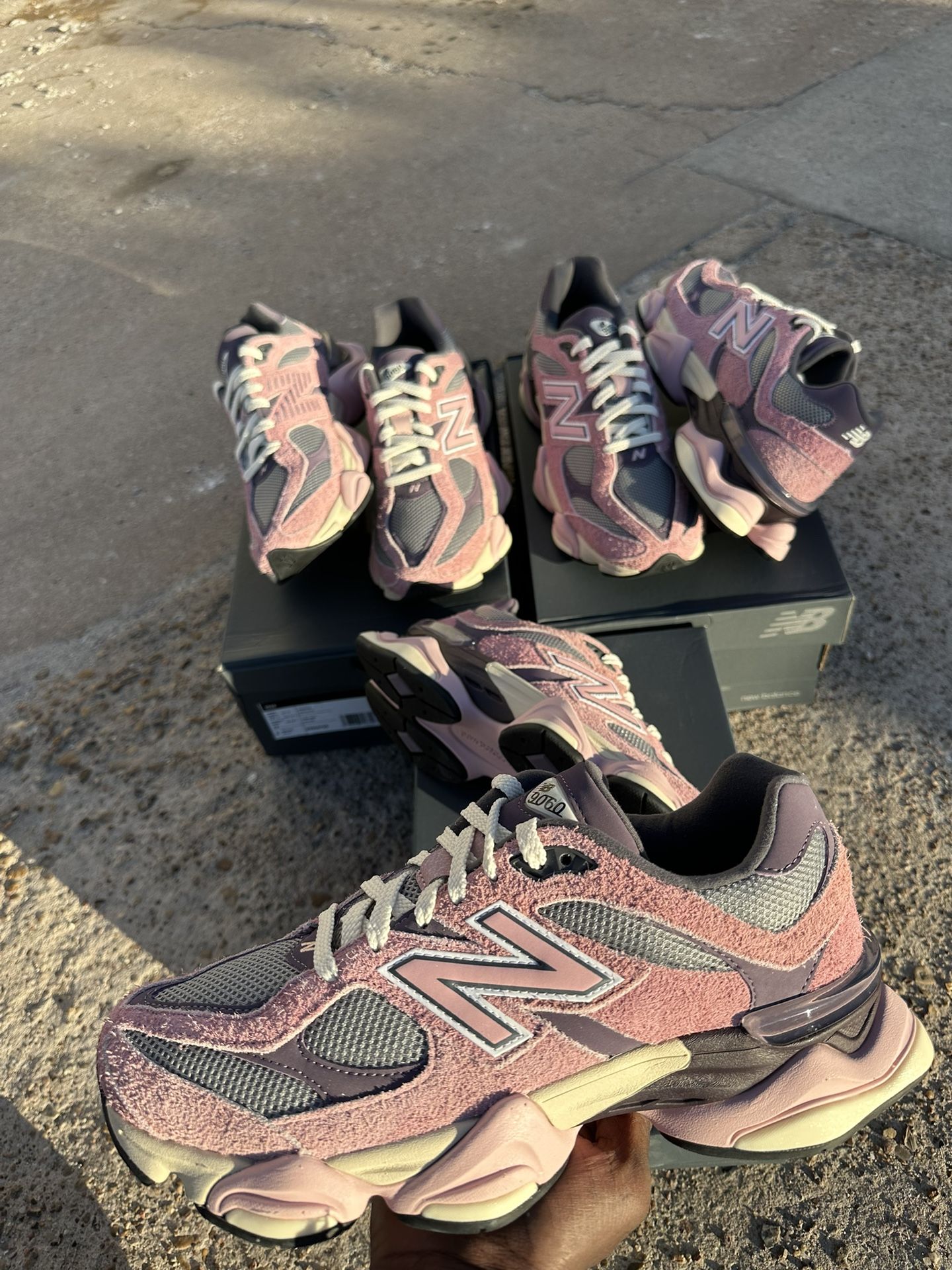 New Balance 9060 Pink Lavender 9.5 10.5 12