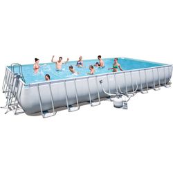 Power steel 31.3' x 16' x 52' swimming pool (1 in stock)