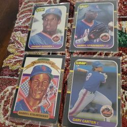 New York Mets 1987 Leaf Baseball Cards Team Set 