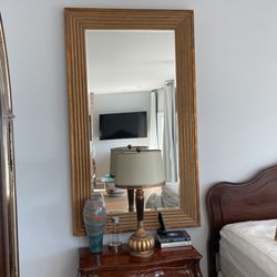 Two Matching Floor Size Mirrors 