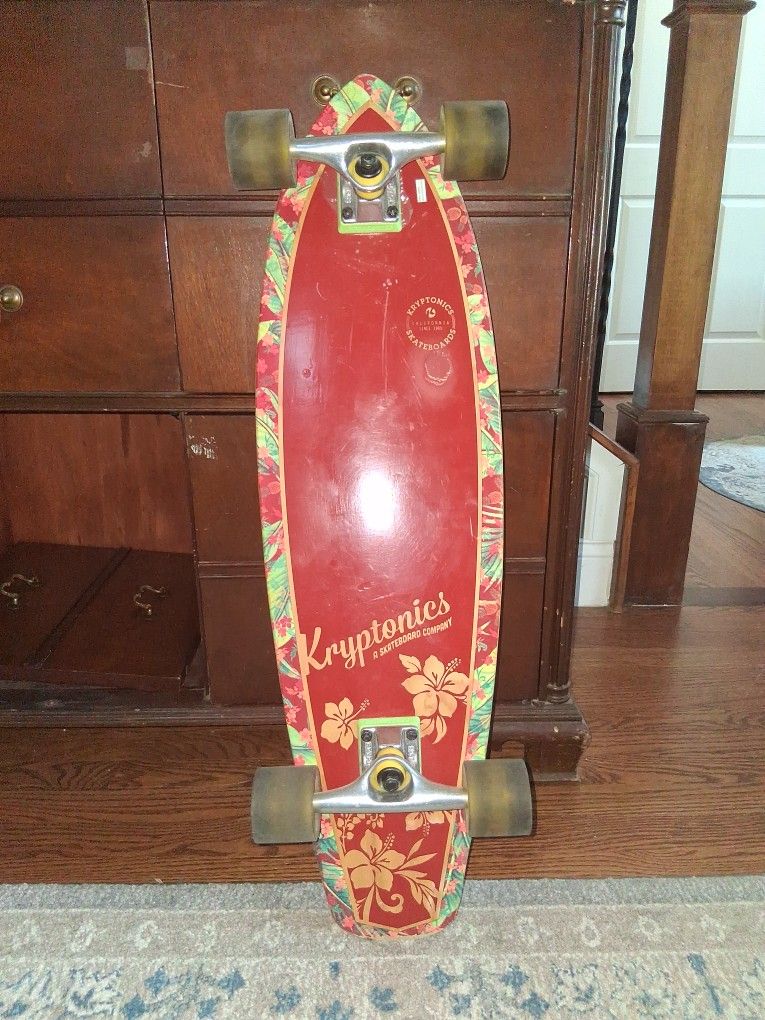 Kryptonics Skateboard "Hawiian Blood Red" 90$