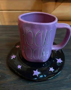 Rae Dunn"Hocus Pocus" Artisan Collection Light Purple Ceramic Set