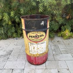 Vintage Penzoil Drum