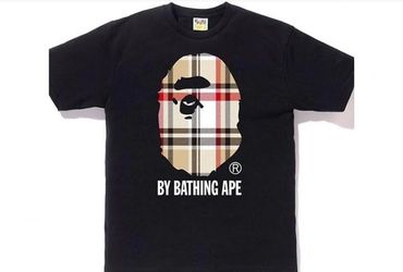 black and brown bape t-shirt