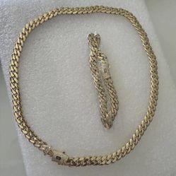 18” Dipped In 14k Gold Plated Link Chain