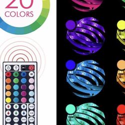 65.5 Feet Led strip light With Remote Control -New $50