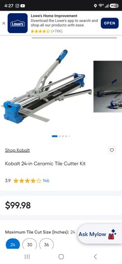 Kobalt 24 inch tile cutter