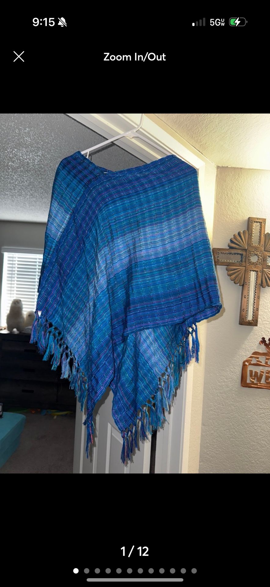 curtus porter cotton poncho