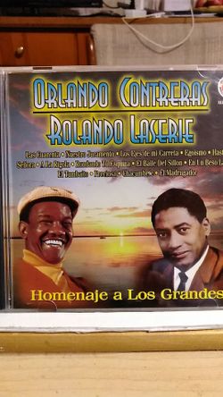 ORLANDO CONTRERAS Y ROLANDO LASERIE HOMENAJE A LOS GRANDES CD DE 14 CANCIONES