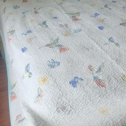 Birds Quilt,5 Pieces Soft Light Weight Microfiber,106×90 Inch