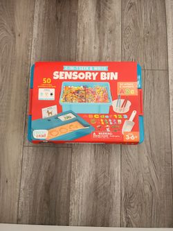 2-in-1 Seek & Write Sensory Bin- Brand New