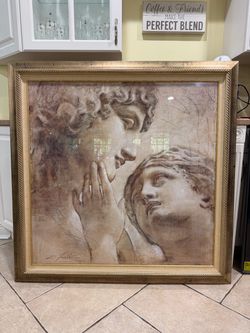 Richard Franklin "To Go Beyond" Neo-Classical Embellished Fine Art Print on Wood