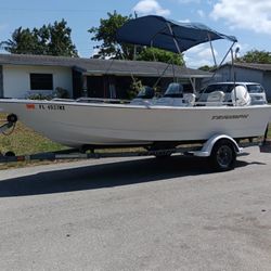 2009 triumph 17ft DC with 60hp Etec motor 