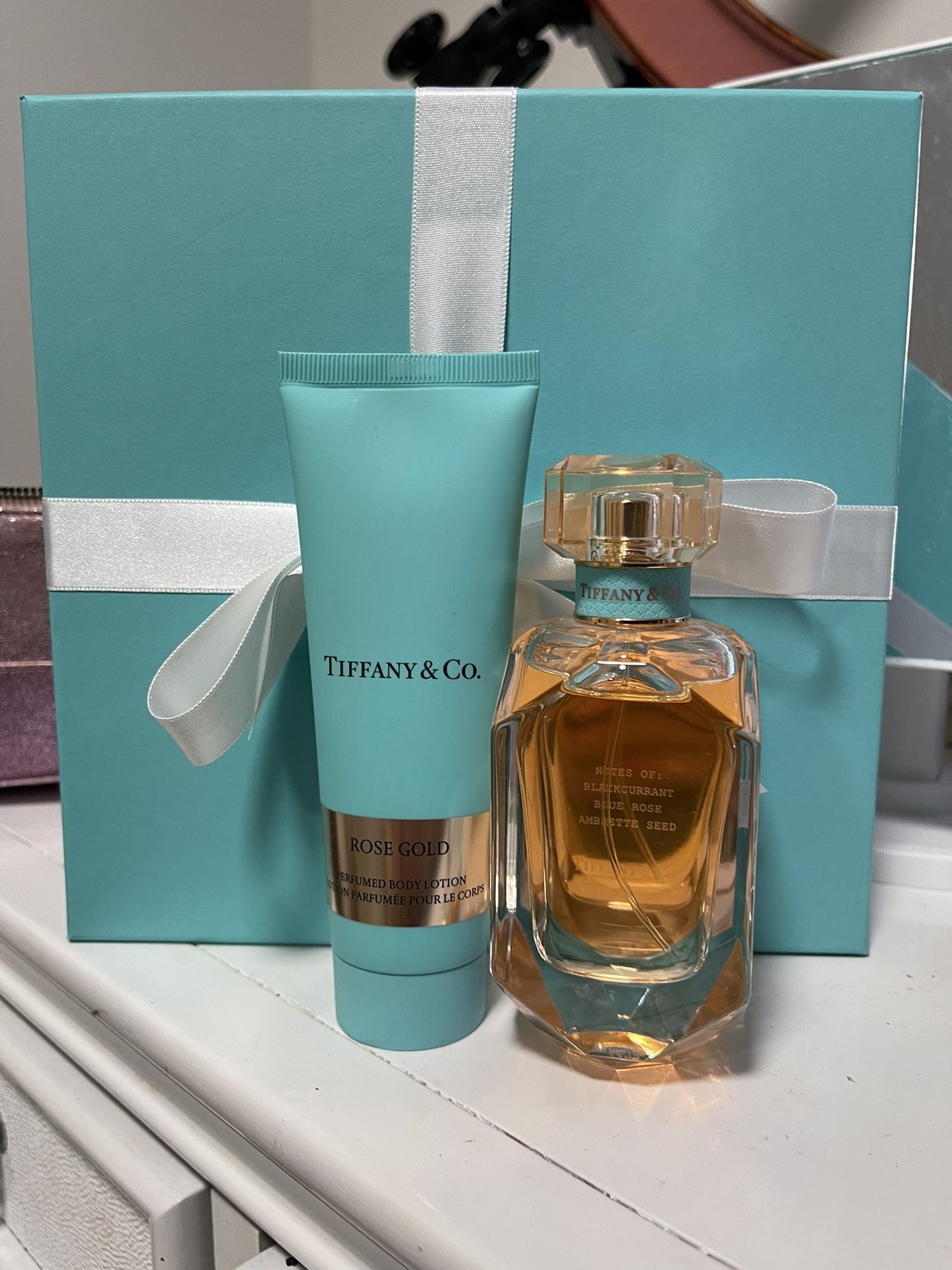 Tiffany Rose Gold Perfume Set