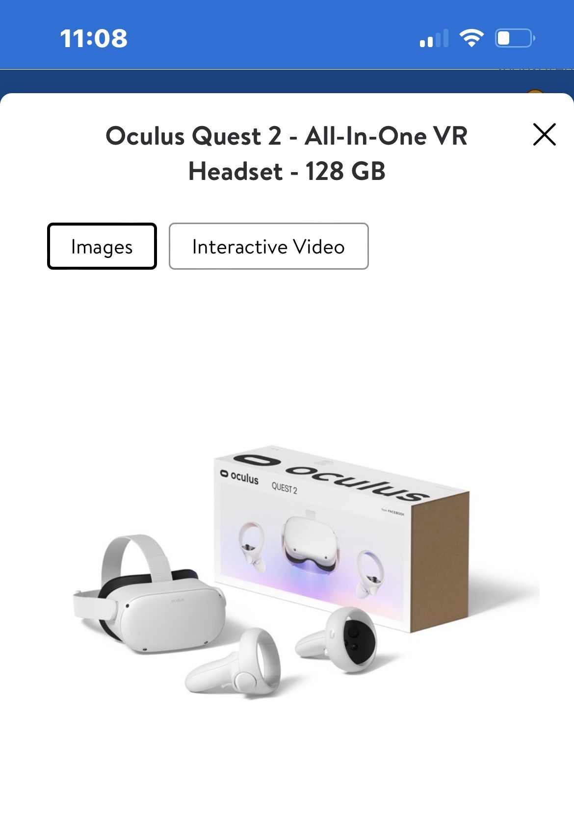 Oculus VR 128  NO BOX…