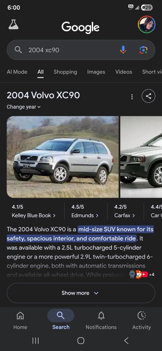 2004 Volvo Xc90