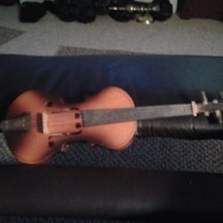 Miniature 15 Inch Hand Made All Wood Fiddle