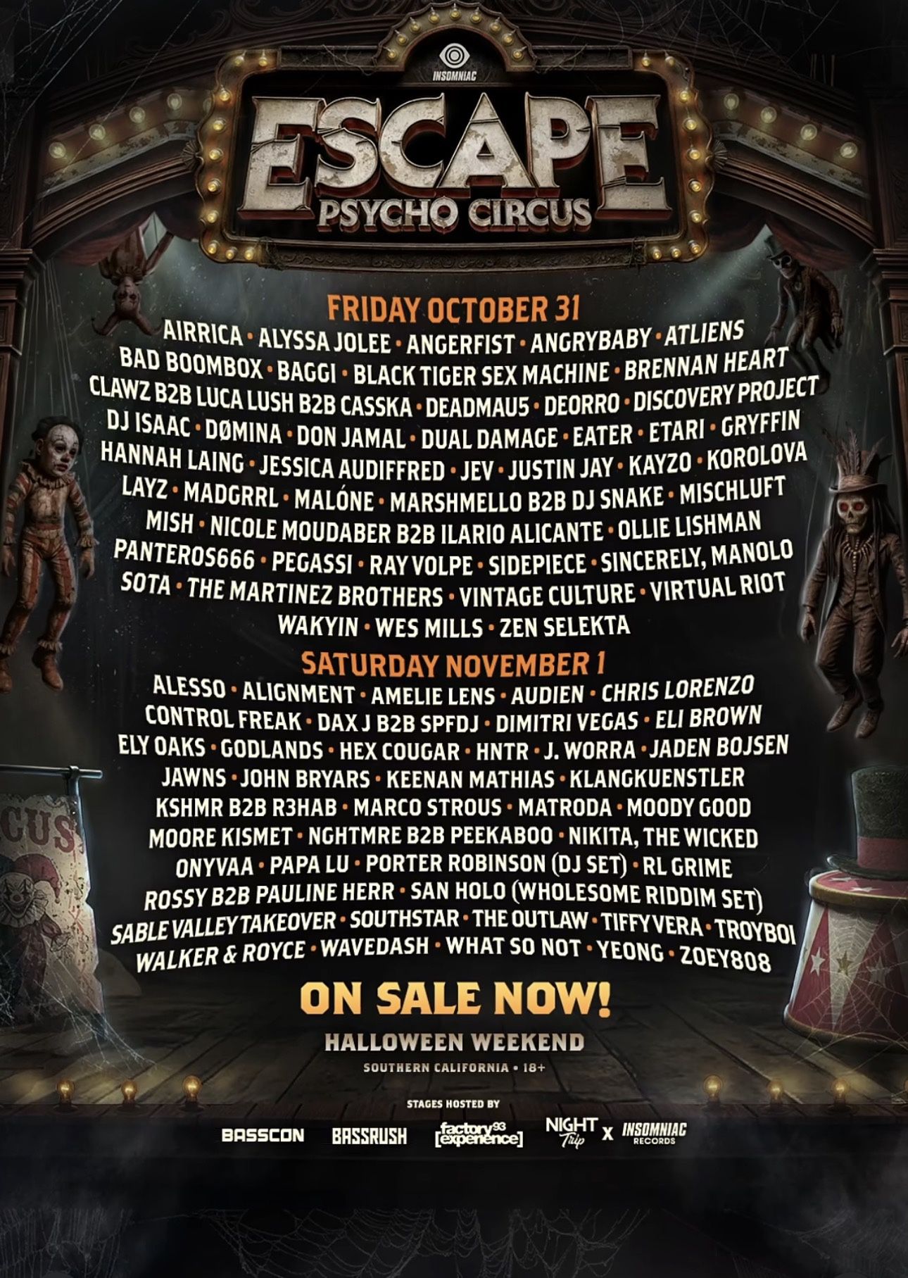 Escape Halloween 2025 - 2Day GA